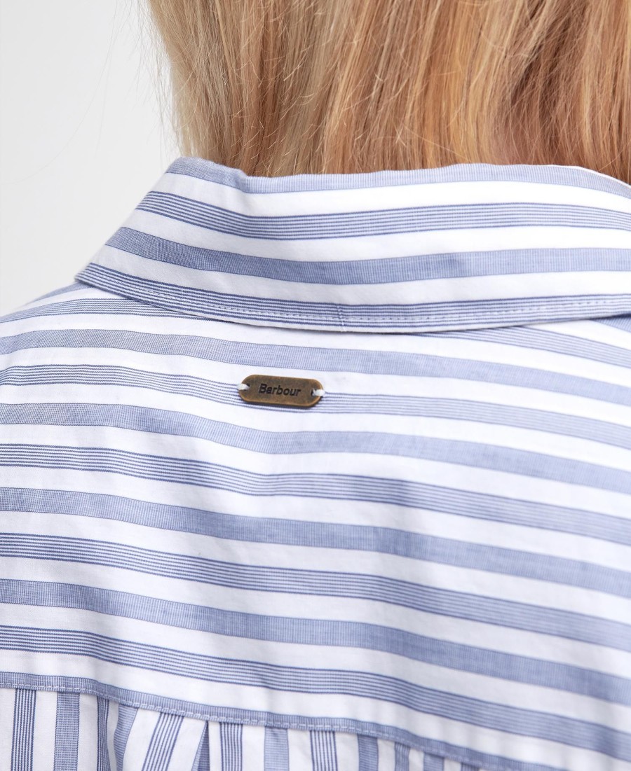 violetta gestreept shirt met lange mouwen