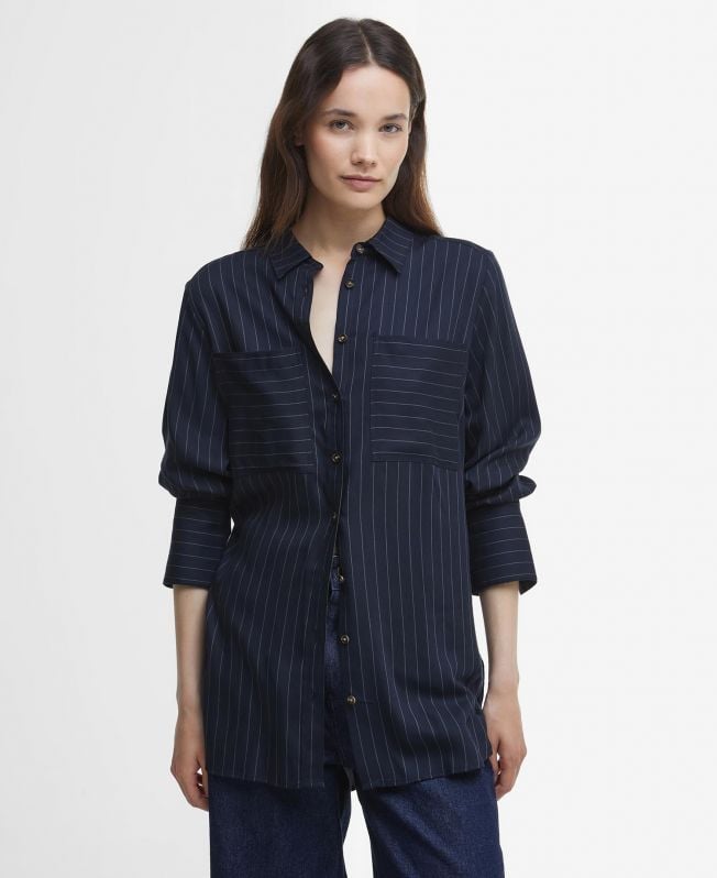 carrie relaxed pinstripe shirt
