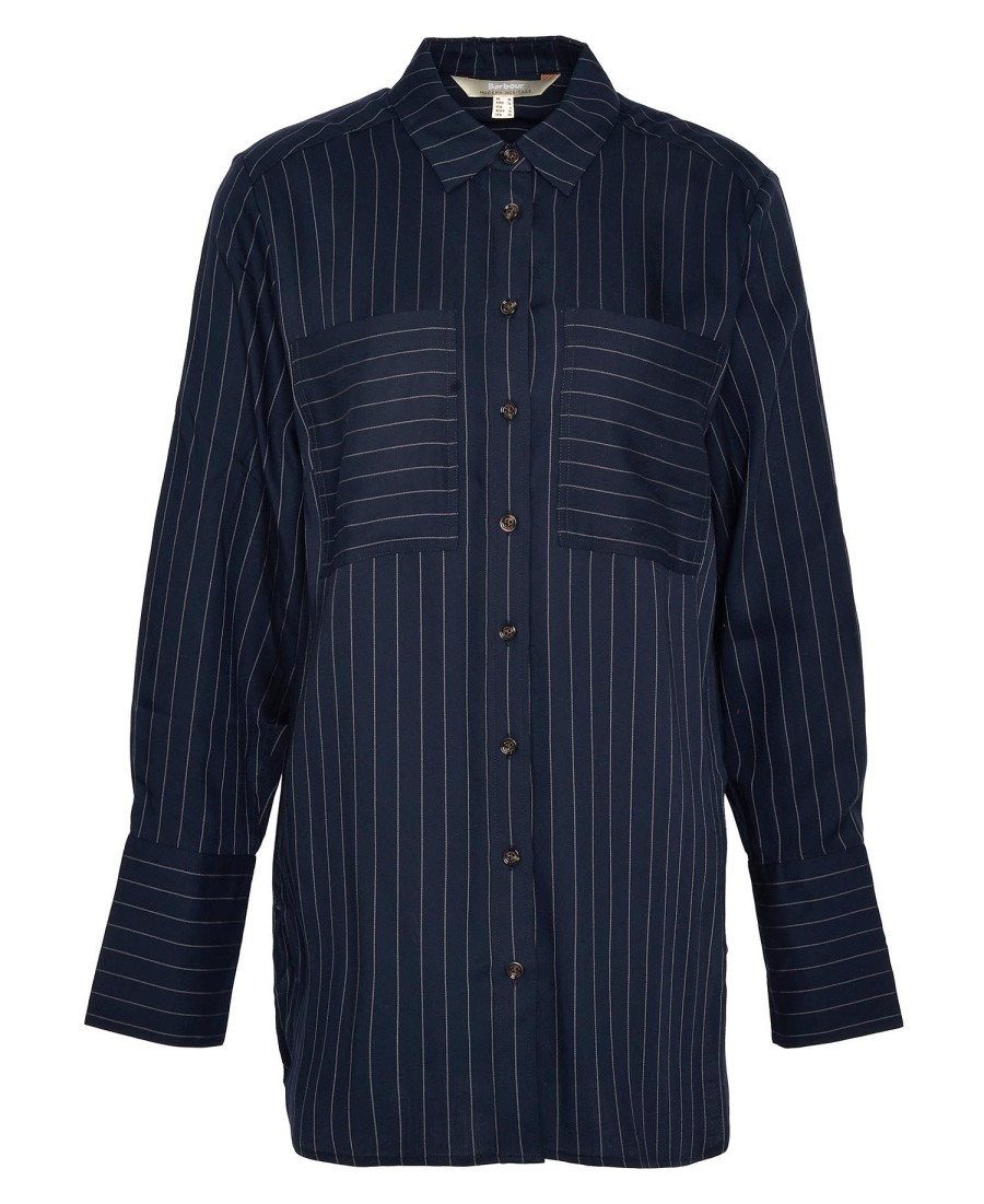 carrie relaxed pinstripe shirt