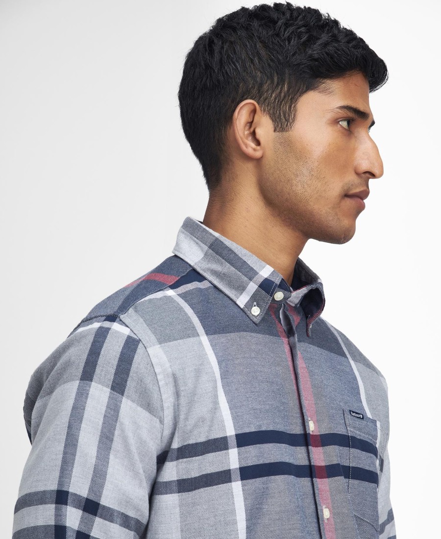 dunoon overhemd met lange mouwen getailleerd model
