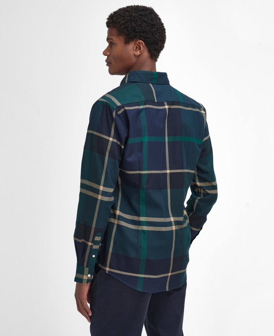 dunoon overhemd met lange mouwen getailleerd model