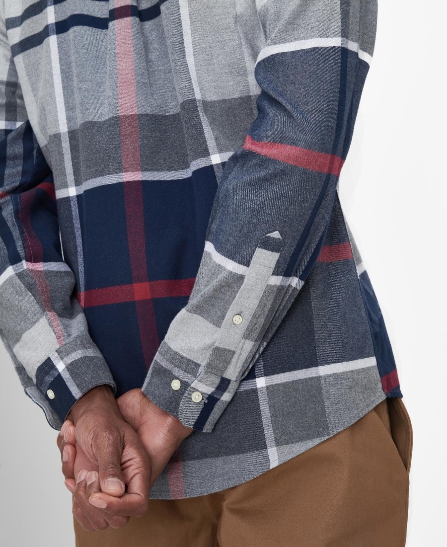 iceloch overhemd met lange mouwen getailleerd model