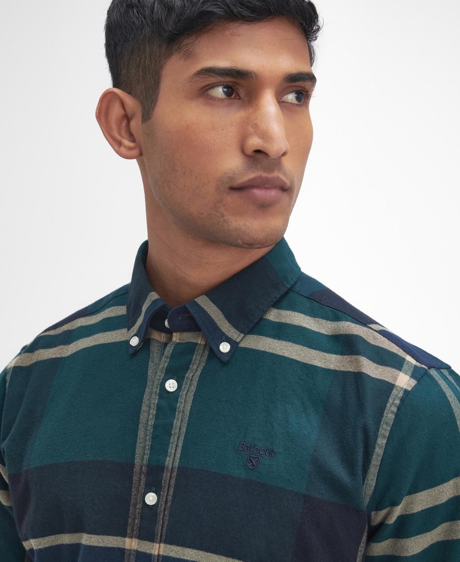 iceloch overhemd met lange mouwen getailleerd model