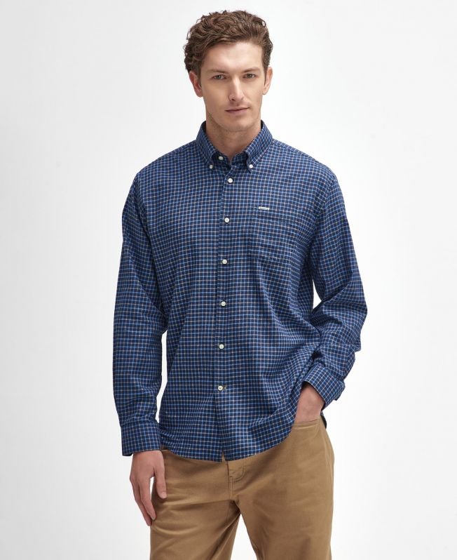 preston regular shirt met lange mouwen