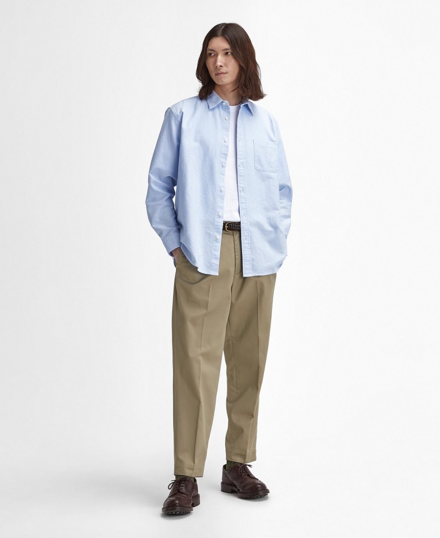 dunand oversized oxford overhemd met lange mouwen