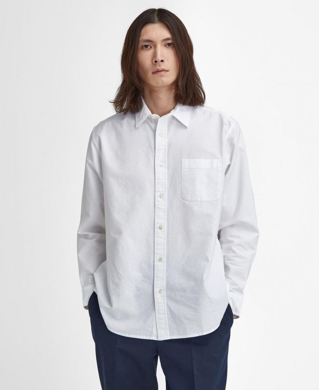 dunand oversized oxford overhemd met lange mouwen
