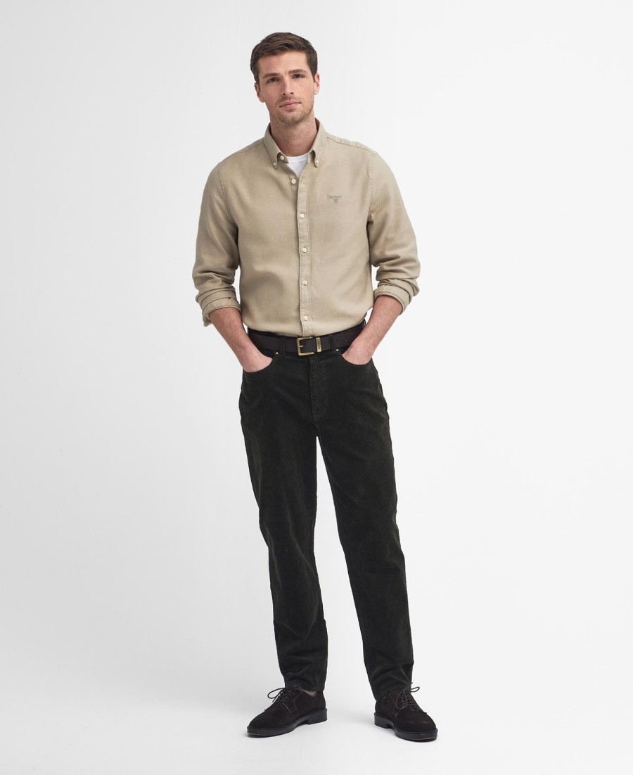 twillbridge overhemd met lange mouwen getailleerd model