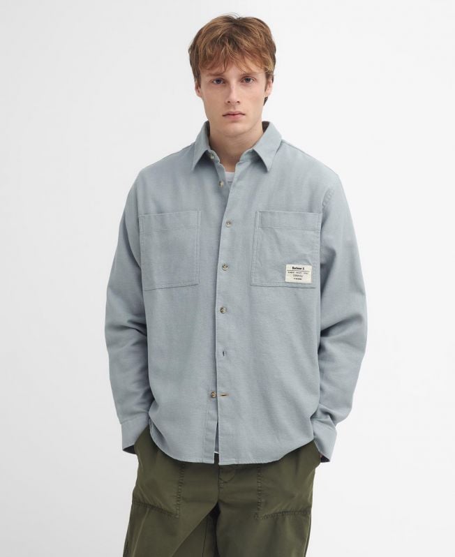 angelo relaxed shirt met lange mouwen