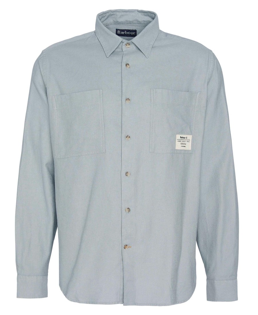 angelo relaxed shirt met lange mouwen