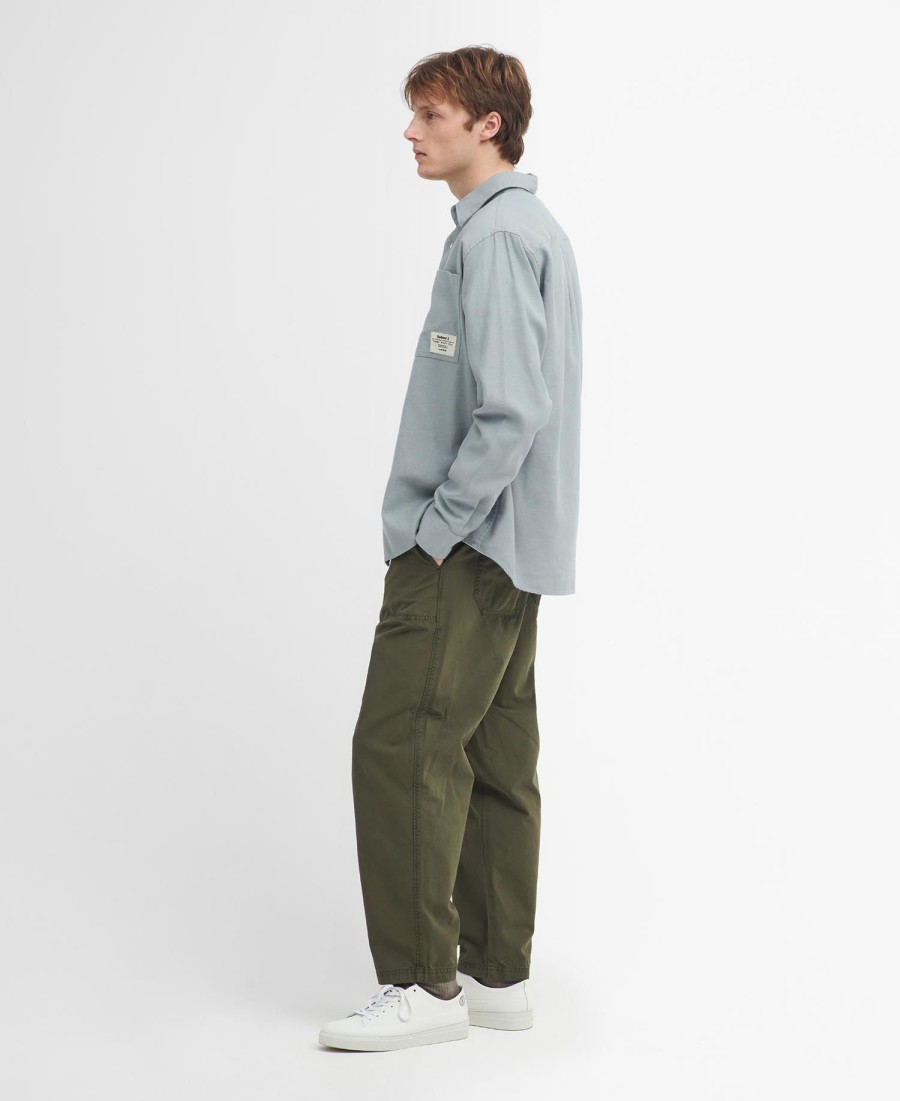 angelo relaxed shirt met lange mouwen