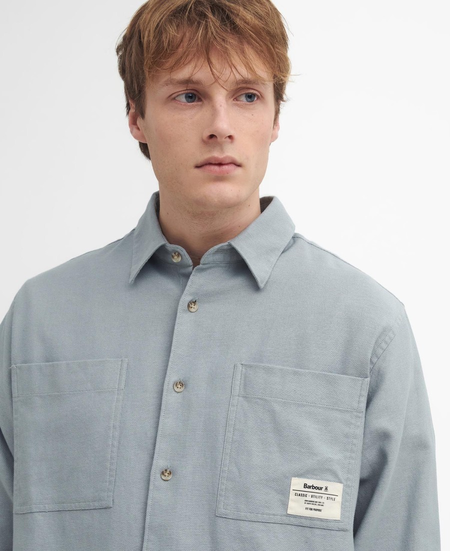 angelo relaxed shirt met lange mouwen