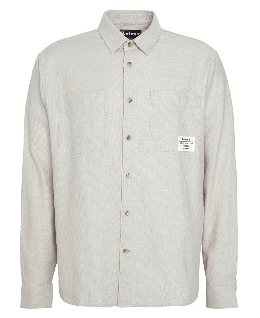 angelo relaxed shirt met lange mouwen