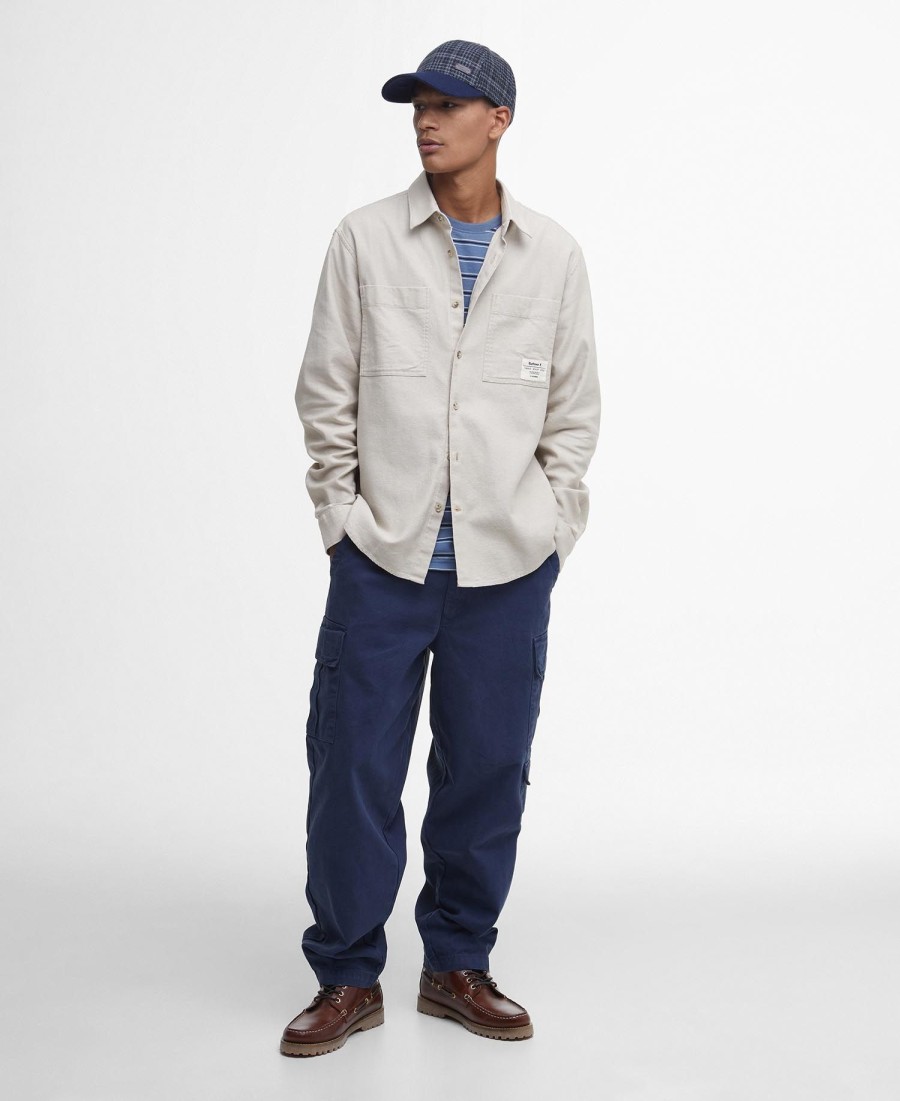 angelo relaxed shirt met lange mouwen