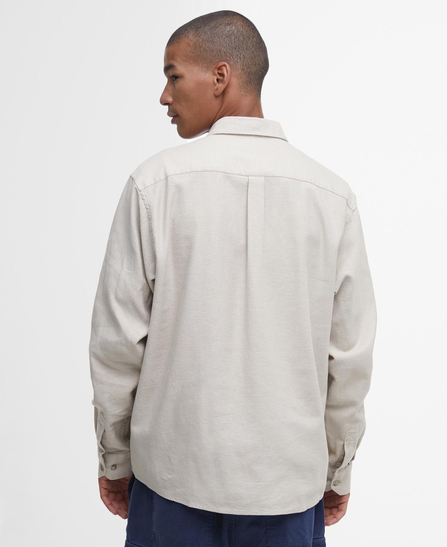 angelo relaxed shirt met lange mouwen