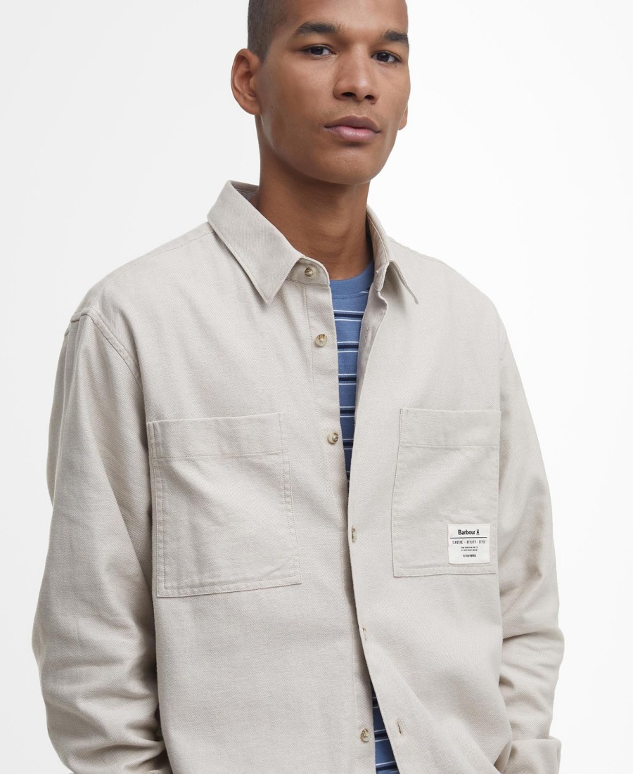 angelo relaxed shirt met lange mouwen