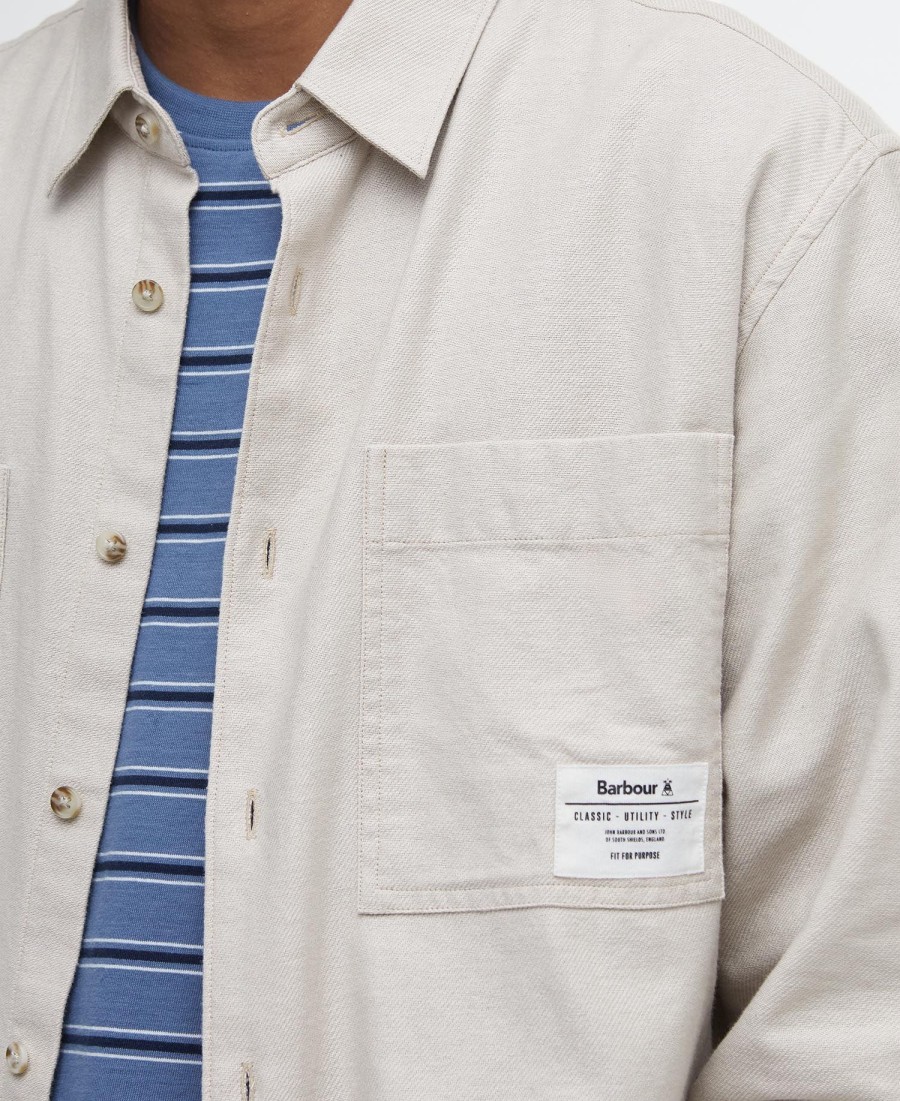 angelo relaxed shirt met lange mouwen