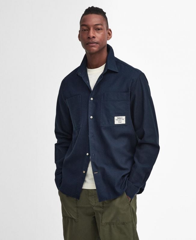 angelo relaxed shirt met lange mouwen