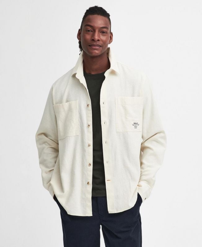 angelo relaxed shirt met lange mouwen