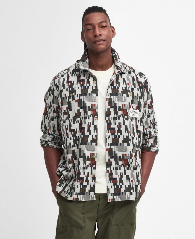coalbrook relaxed shirt met lange mouwen