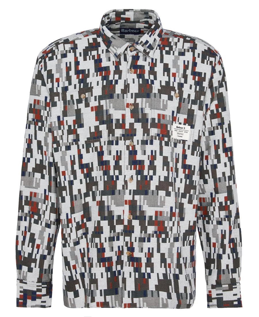 coalbrook relaxed shirt met lange mouwen