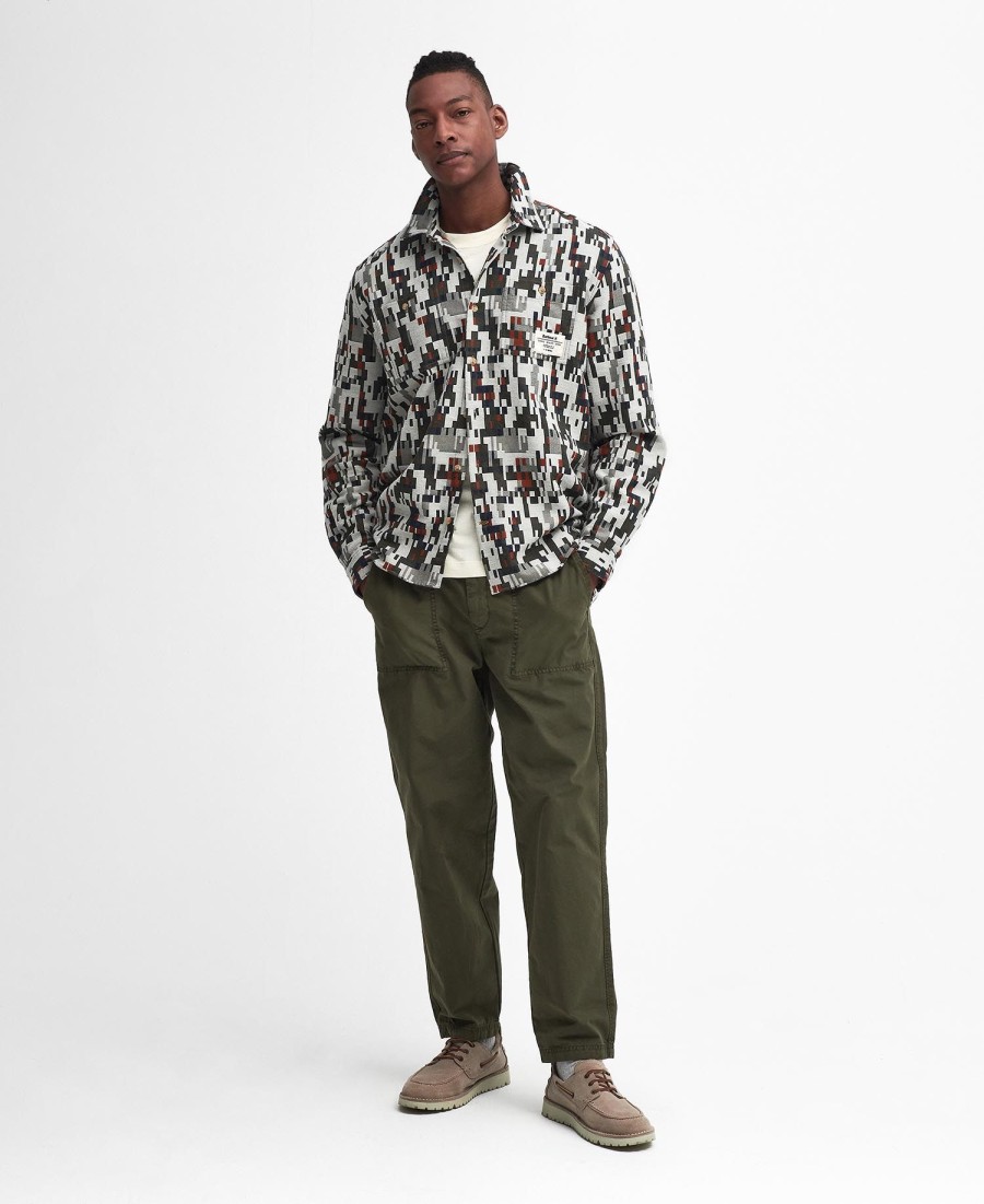 coalbrook relaxed shirt met lange mouwen
