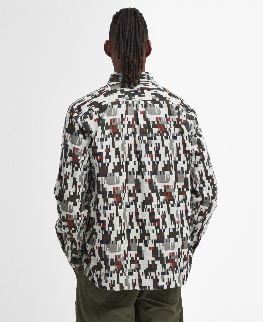 coalbrook relaxed shirt met lange mouwen