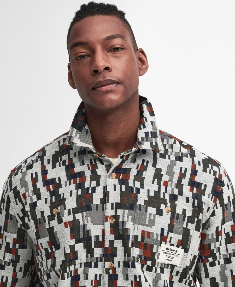 coalbrook relaxed shirt met lange mouwen