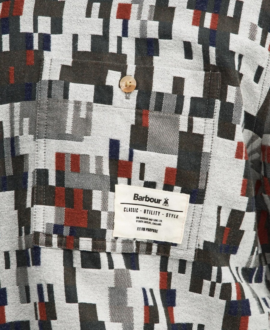 coalbrook relaxed shirt met lange mouwen