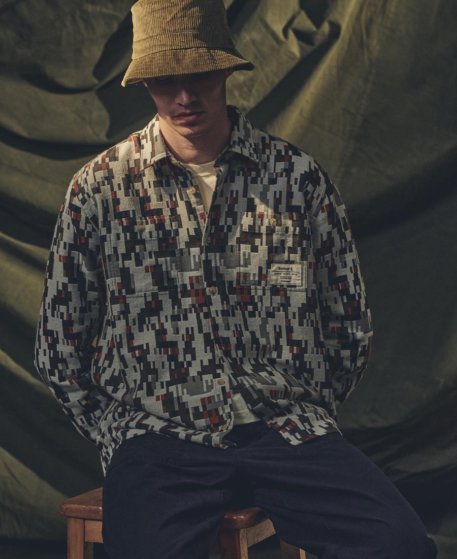 coalbrook relaxed shirt met lange mouwen