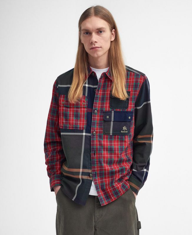 barbour x baracuta relaxed long sleeve shirt