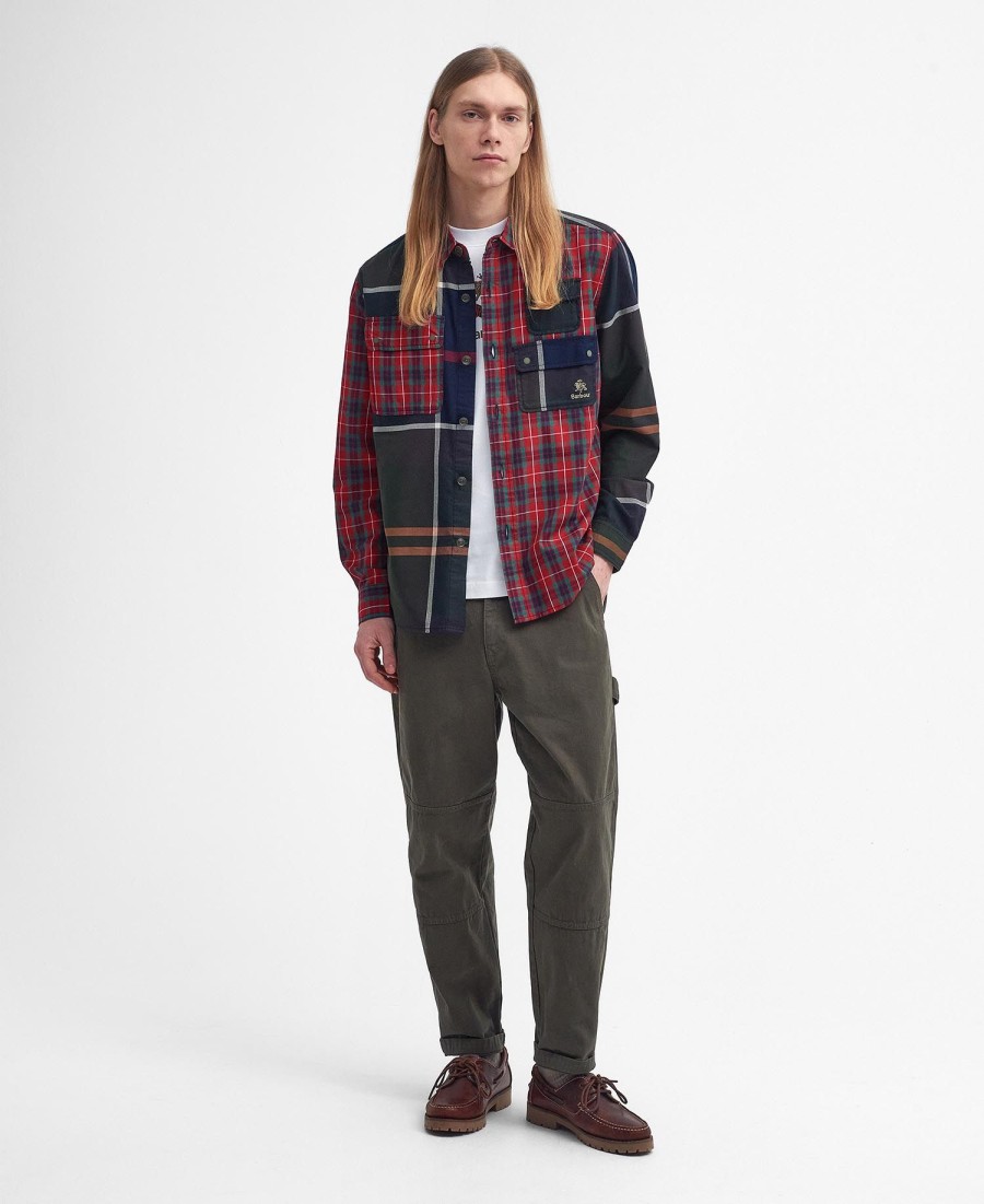 barbour x baracuta relaxed long sleeve shirt
