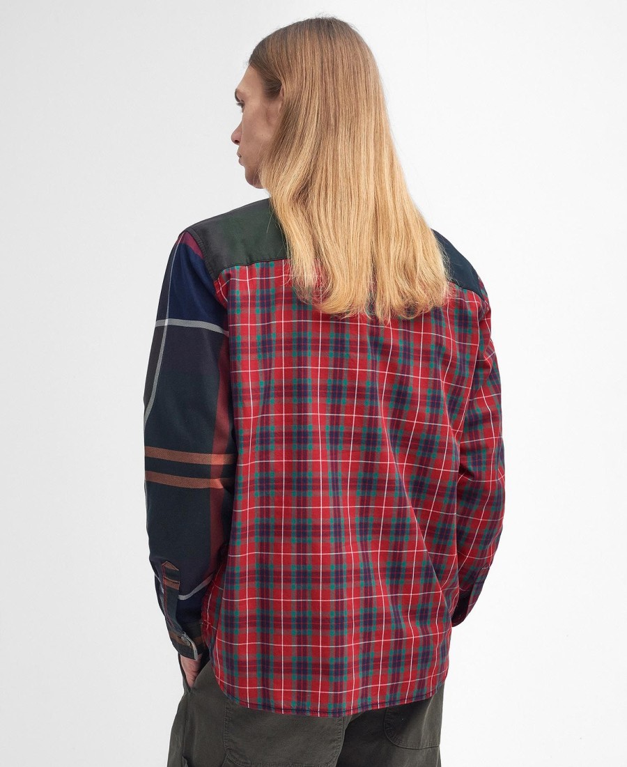 barbour x baracuta relaxed long sleeve shirt