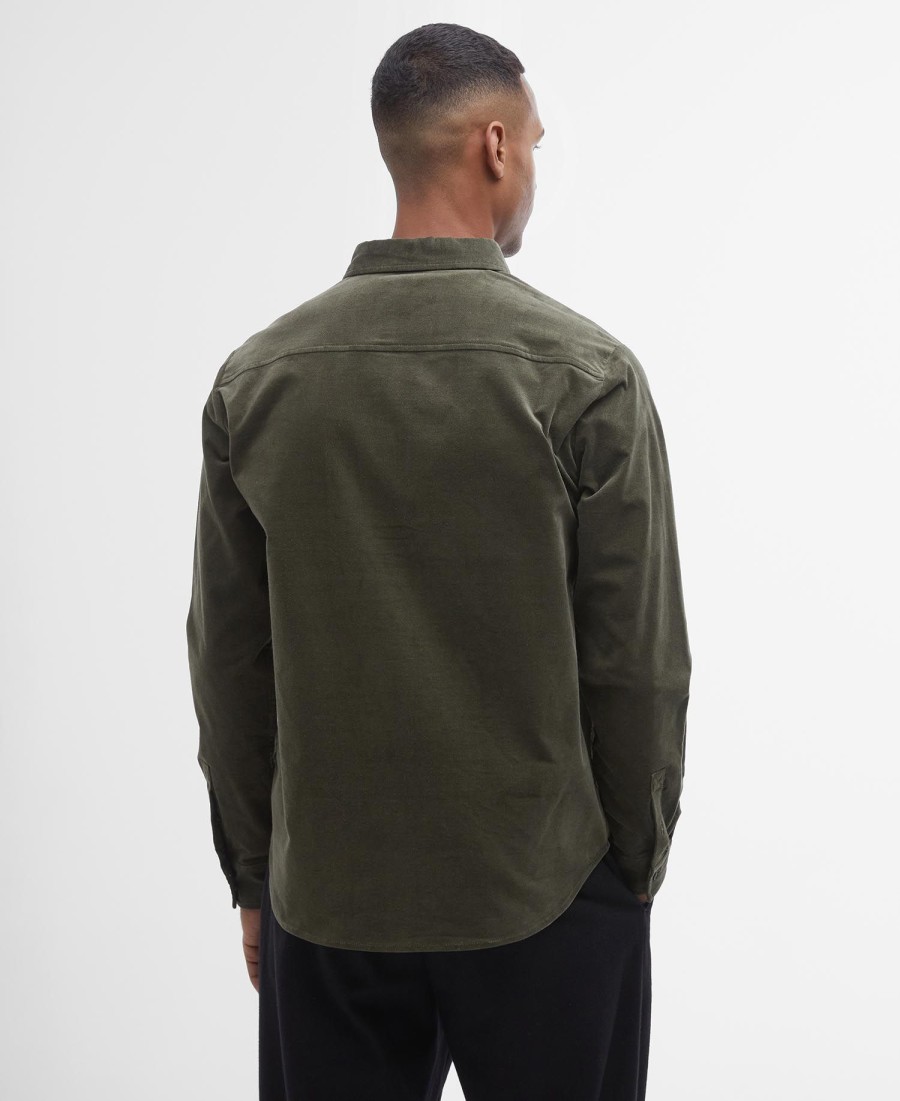 elton moleskin t-shirt met lange mouwen normale pasvorm