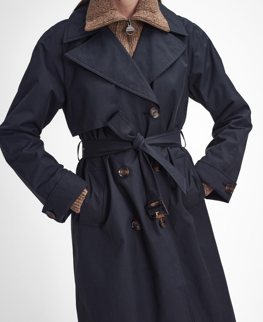 gwyn waterdichte trenchcoat