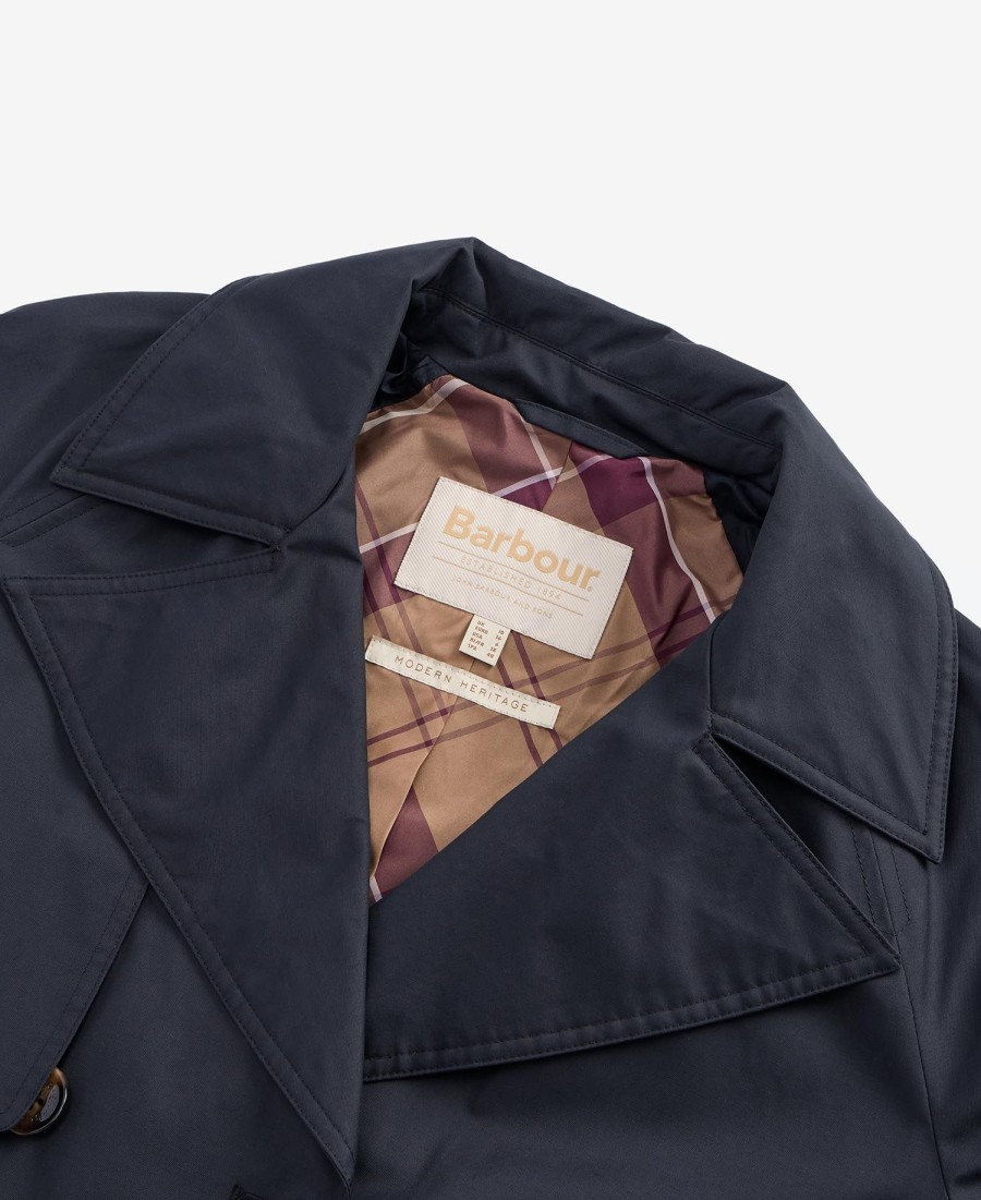 gwyn waterdichte trenchcoat