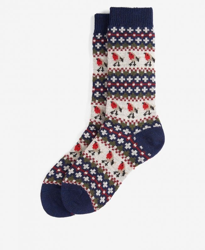 robin fair isle sokken