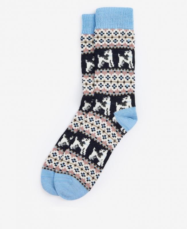 fair isle terrier sokken