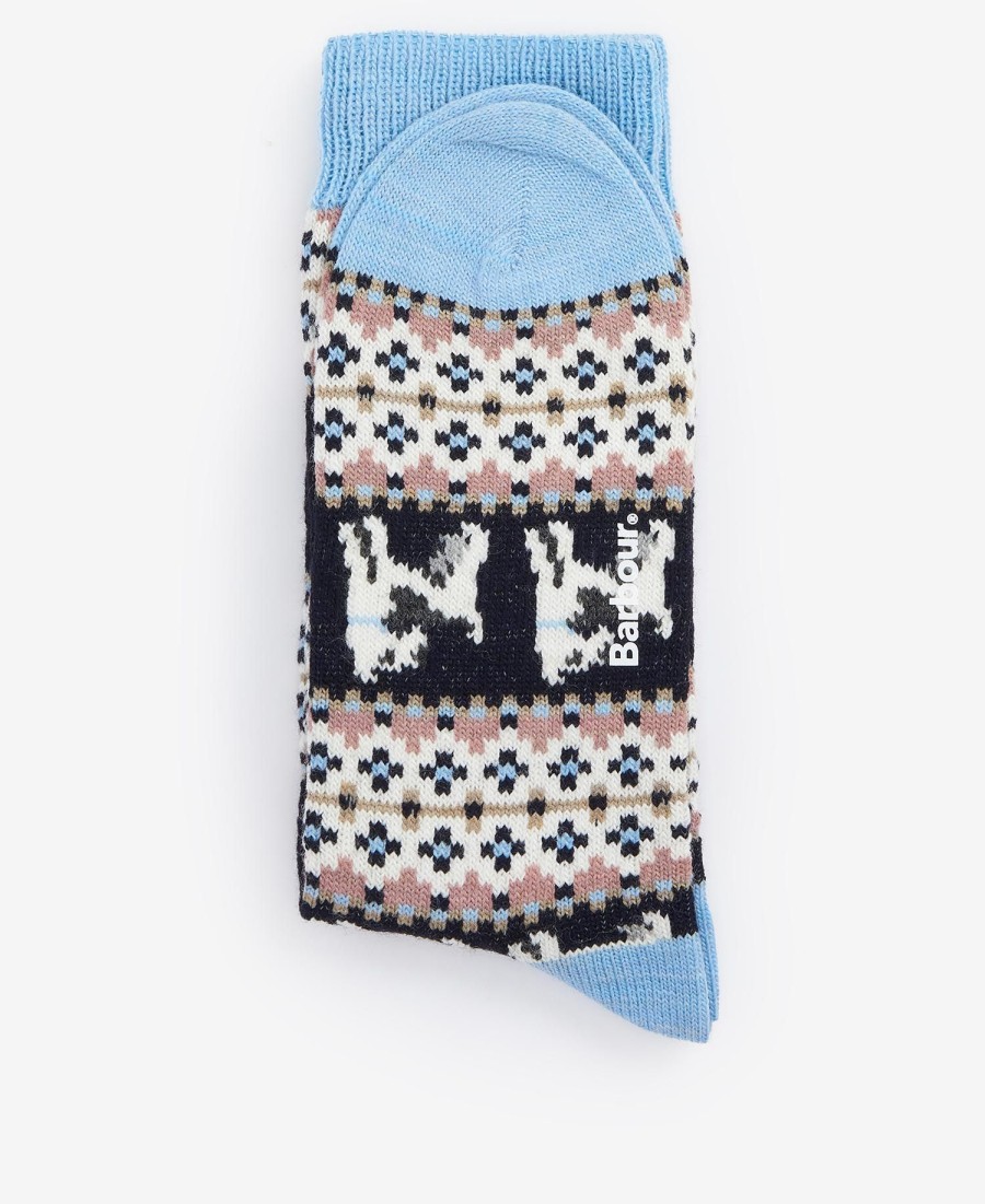 fair isle terrier sokken