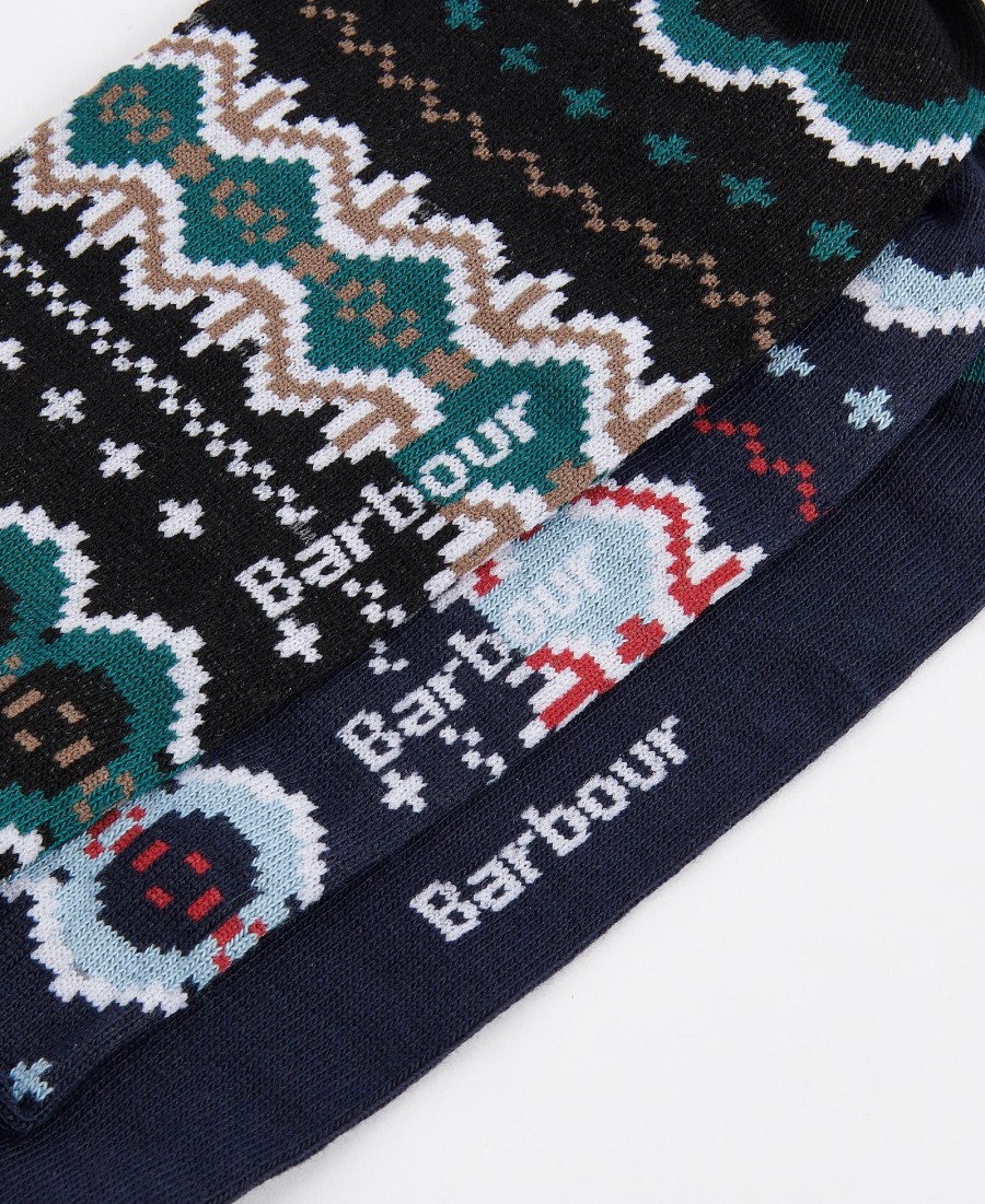 cadeauverpakking met fair isle sokken