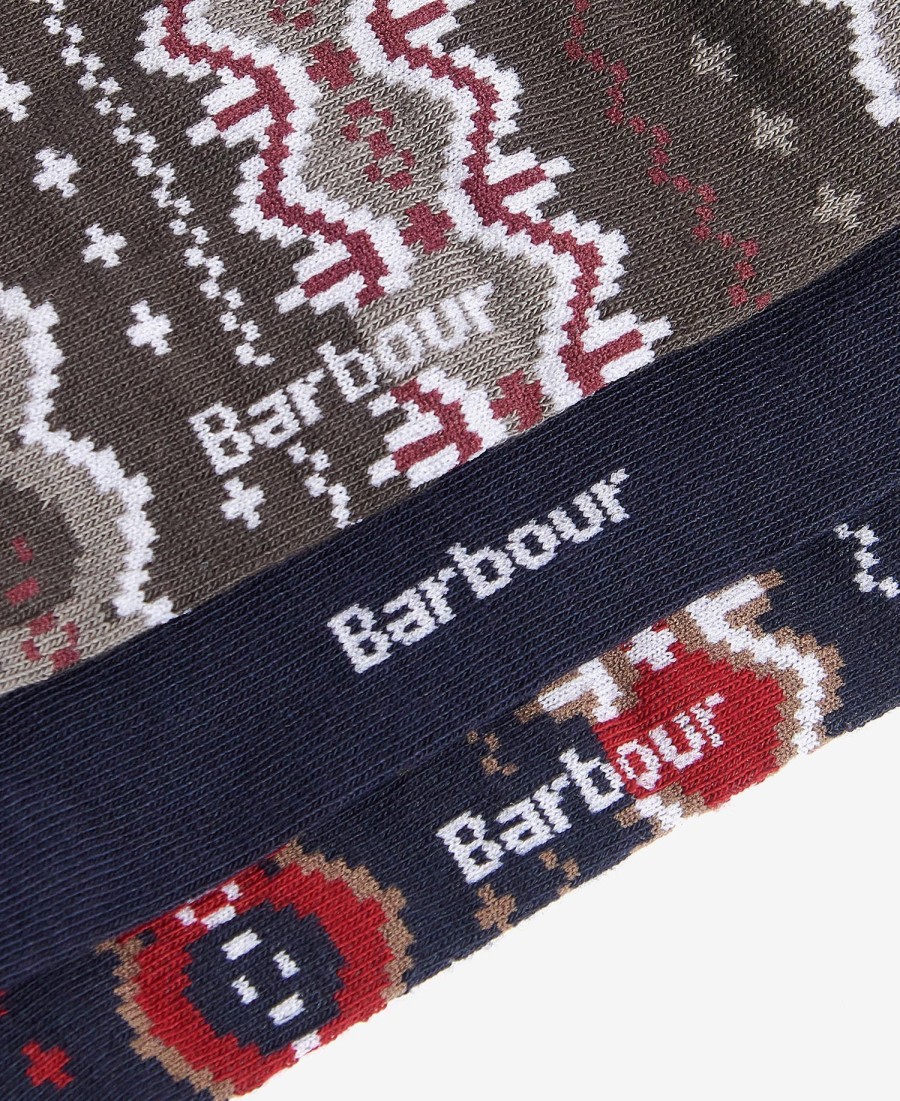 cadeauverpakking met fair isle sokken