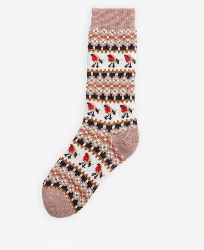 robin fair isle sokken