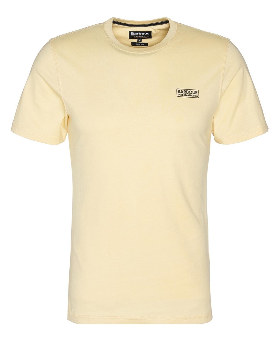 t-shirt met klein logo
