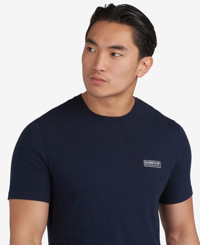 t-shirt met klein logo