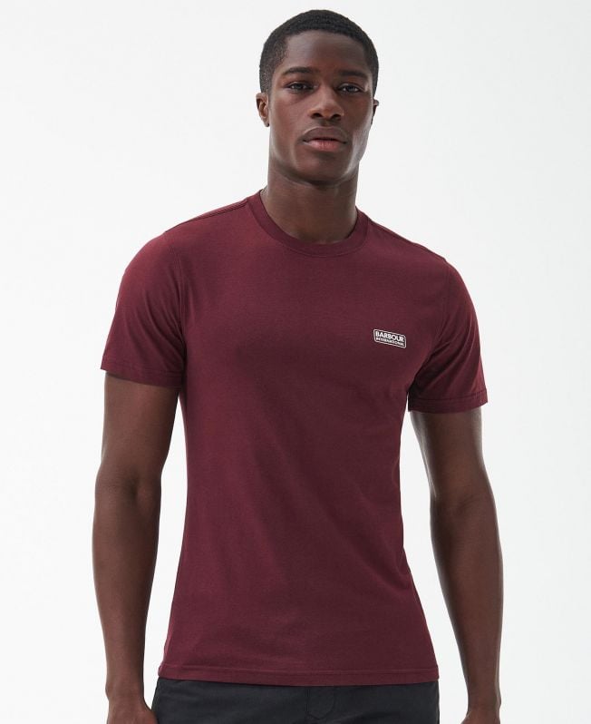 t-shirt met klein logo