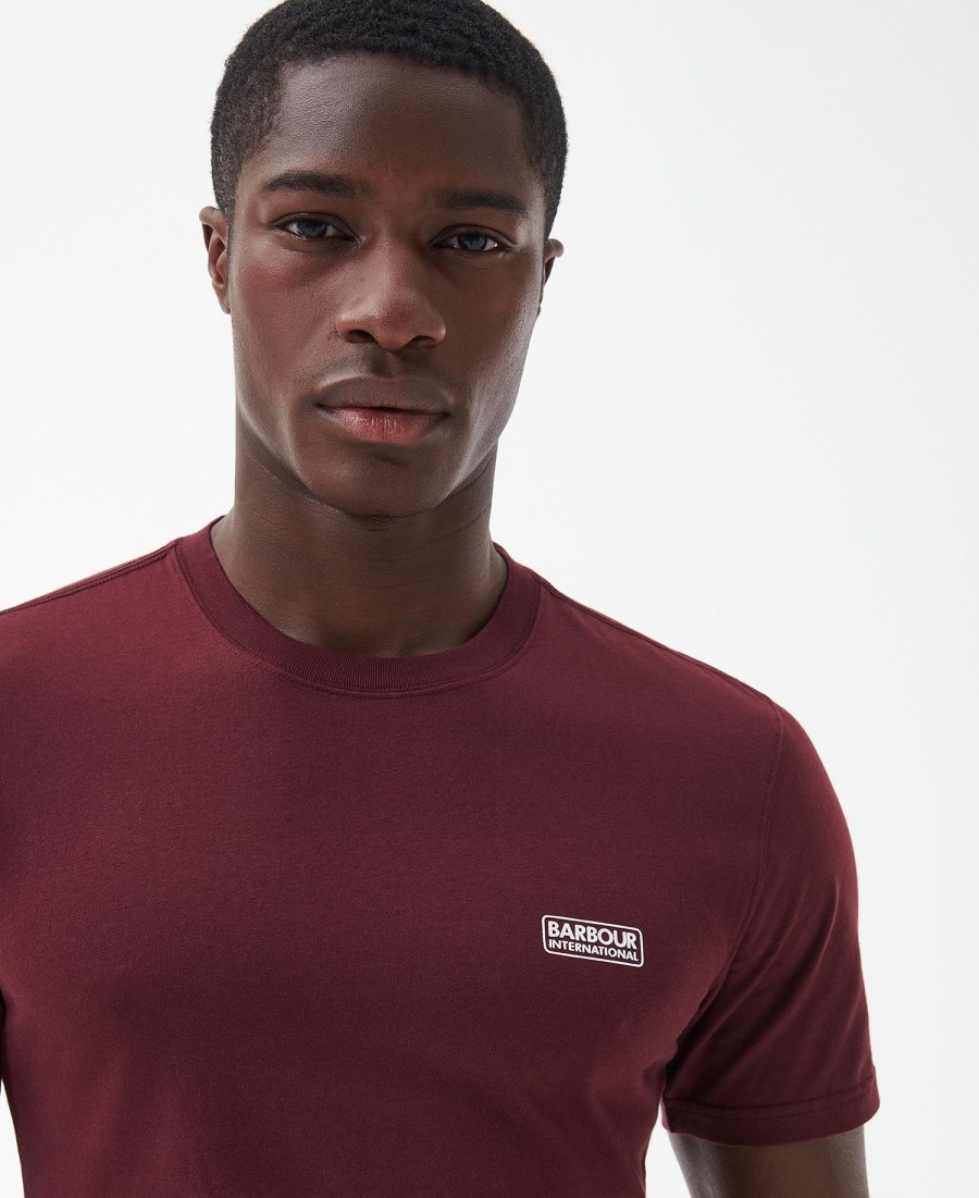 t-shirt met klein logo