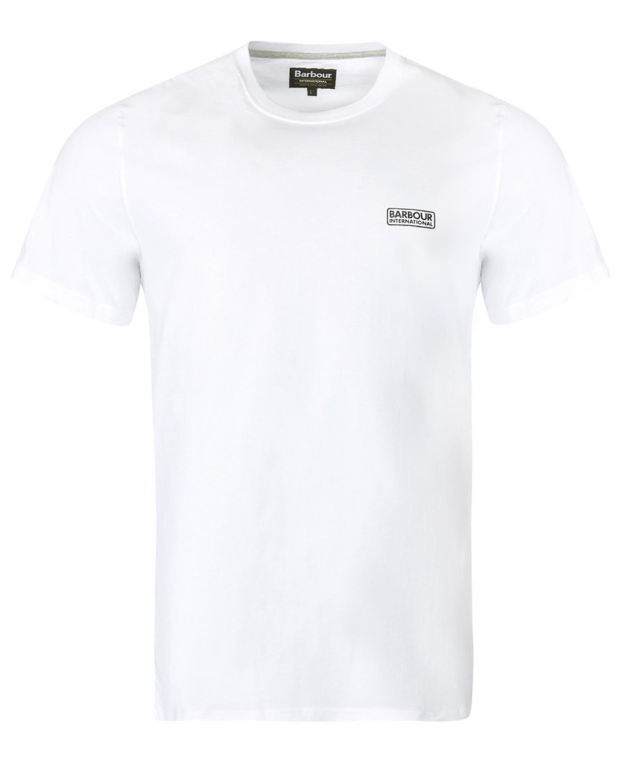 t-shirt met klein logo