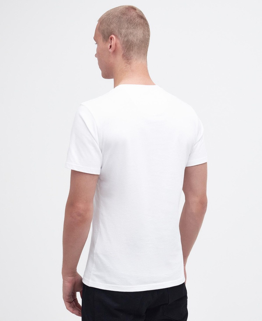 t-shirt met klein logo