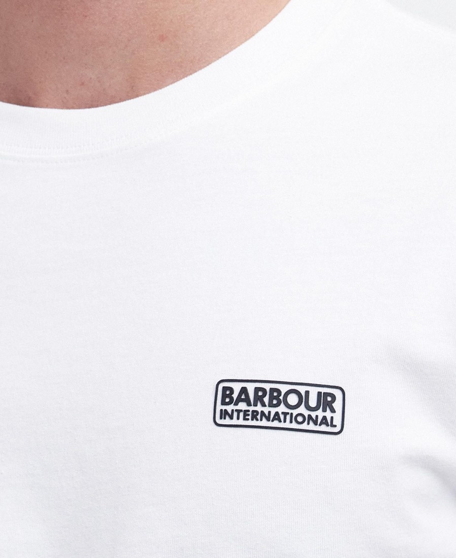 t-shirt met klein logo