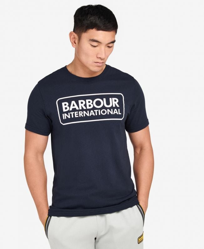 essentieel t-shirt met groot logo