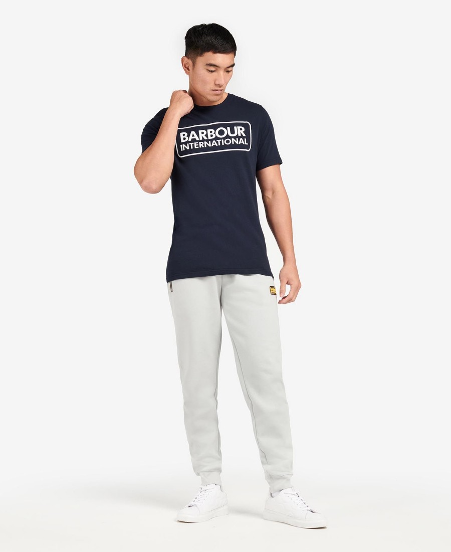 essentieel t-shirt met groot logo